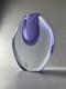 Vecchia Murano Sommerso Glass Vase Signed M. Secci Amethyst Gold Fleck 8