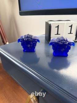 Versace paper weight cobalt