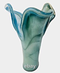 Vetro Eseguito Secondo la Tecnica Dei Maestri di Murano Italian Art Glass Vase