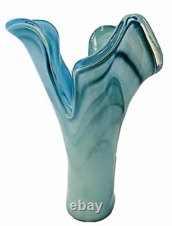 Vetro Eseguito Secondo la Tecnica Dei Maestri di Murano Italian Art Glass Vase