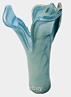 Vetro Eseguito Secondo la Tecnica Dei Maestri di Murano Italian Art Glass Vase