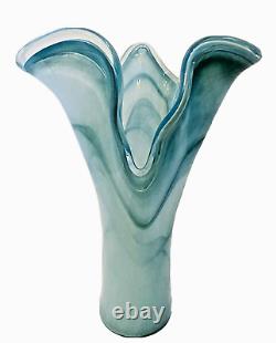 Vetro Eseguito Secondo la Tecnica Dei Maestri di Murano Italian Art Glass Vase