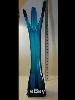 Viking Blue Bluenique 25 Three prong Vase