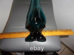 Viking GlassBluenique Swung Vase19+ Tall & FootedMid Century Modern withTag