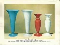 Vintage Alfredo Barbini Murano Art Glass Turquoise Gold Bubble Vase 14 W112