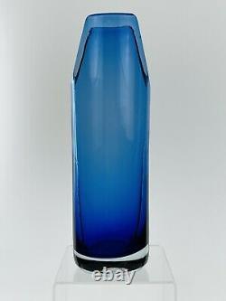 Vintage Blenko Handmade Glass 5942S in Persian Wayne Husted Etched Design