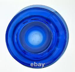 Vintage Blenko Handmade Glass 8310M Vase in Azure