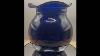 Vintage Cobalt Blue Glass Vase Aac Handcrafted Ruffle Rim Vase