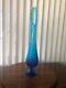 Vintage Fenton Colonial Blue 22 Swung Vase 1965-77