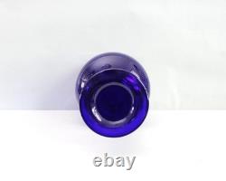 Vintage Holmegaard Gulvvase Cobalt Blue Glass Otto Brauer Mid Century Vase 20