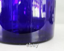 Vintage Holmegaard Gulvvase Cobalt Blue Glass Otto Brauer Mid Century Vase 20