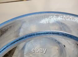 Vintage Large KOSTA Sweden 12 Tall Vase /9 Diameter Light Blue Tint Glass