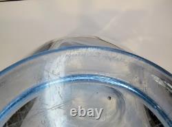 Vintage Large KOSTA Sweden 12 Tall Vase /9 Diameter Light Blue Tint Glass