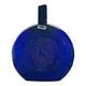 Vintage Nuutajarvi Oiva Toikka Finland Blue Art Glass Flask Vase (Signed)