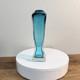 Vintage SOMMERSO Turquoise Blue Art Glass Vase MURANO Blue
