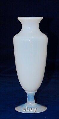 Vintage Signed SEVRES France Opalescent & Milk Glass Vase 24cm
