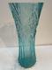 Vintage Tall Blue Glass Vase