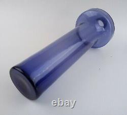 Vtg Helena Tynell Katedraali 1435 Riihimäen Lasi Oy Purple Blue 13.5 Glass Vase