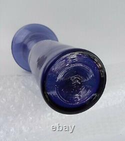 Vtg Helena Tynell Katedraali 1435 Riihimäen Lasi Oy Purple Blue 13.5 Glass Vase