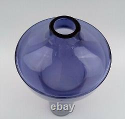 Vtg Helena Tynell Katedraali 1435 Riihimäen Lasi Oy Purple Blue 13.5 Glass Vase