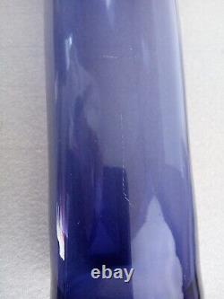 Vtg Helena Tynell Katedraali 1435 Riihimäen Lasi Oy Purple Blue 13.5 Glass Vase