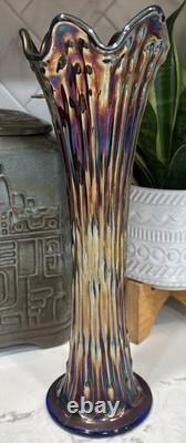 Vtg. (Rare) Carnival Glass Cobalt Blue by Fenton, Circa 1905