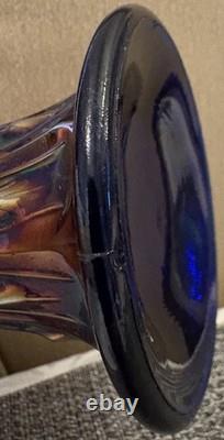 Vtg. (Rare) Carnival Glass Cobalt Blue by Fenton, Circa 1905