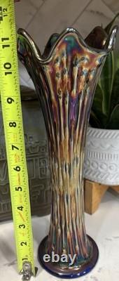 Vtg. (Rare) Carnival Glass Cobalt Blue by Fenton, Circa 1905