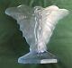 Walther & Sohne Schmetterling Vase Art Deco Lady Butterfly Vase Blue Satin 1930s