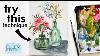 Watercolor Techniques For Glass Vases