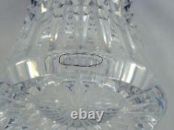 Waterford Crystal Lismore Diamond Cobalt Blue Vase Mint