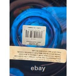 Waterford Evolutions Candle Holder Blue Blown Glass Vase