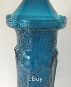 Wayne Husted Antigua Jar With Lid MCM Blue 18 Stelvia Empoli Art Glass 1963