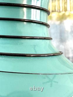 XRARE Thomas Maras 2009 ARTIST SIGNED Studio Art Glass Vase HAND BLOWN GLASS 8