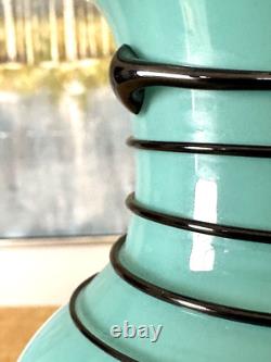 XRARE Thomas Maras 2009 ARTIST SIGNED Studio Art Glass Vase HAND BLOWN GLASS 8